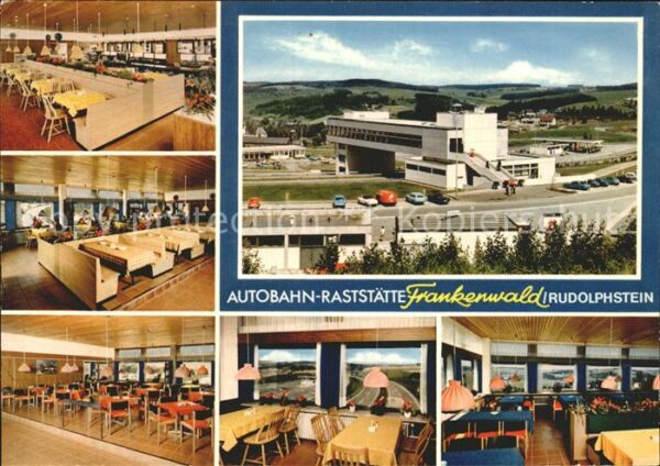Rudolphstein Autobahn Rasstätte Frankenwald