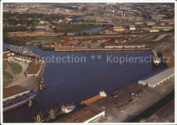 Houston  Texas USA Fliegeraufnahme Hafen