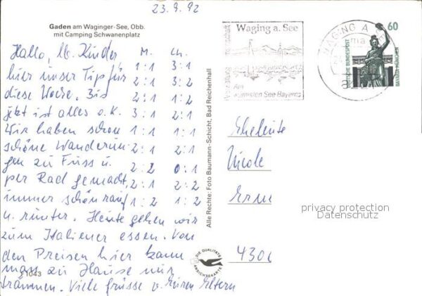 Gaden Waginger See Camping Schwanenplatz – Bild 2