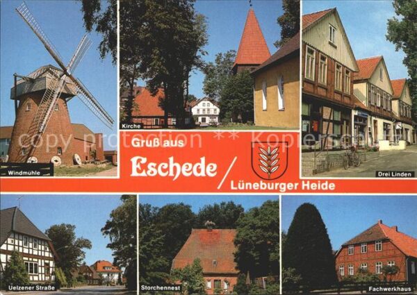 Eschede Lünbeburger Heide Windmühle Drei-LInden