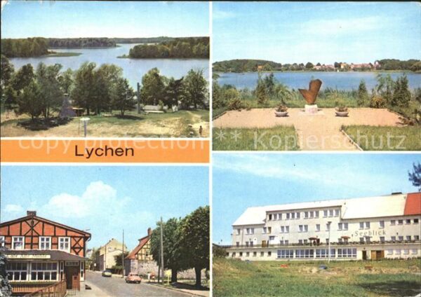 Lychen Großer Lychensee Nesselpfuhlsee Stadtma