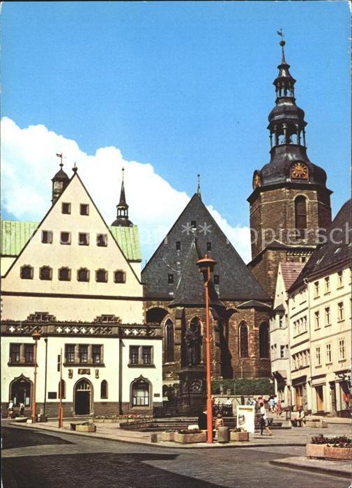Eisleben Lutherdenkmal am Markt