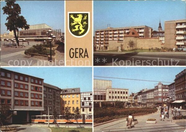 Gera Haus der Kultur Stadtmauer Johannisstra