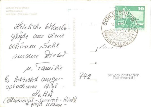 Suhl Thueringer Wald Waffenmuseum Interhotel Thüringen Touri – Bild 2