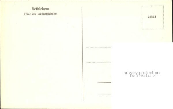 Bethlehem Yerushalayim Chor der Geburtskirche – Bild 2
