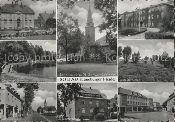 Soltau Rathaus Ratskeller Ehrenmal St Johannis