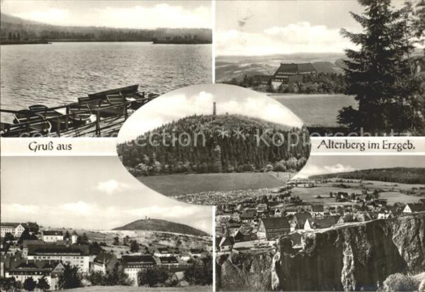 Altenberg Erzgebirge Orts und Teilansichten Bootsanlegesteg