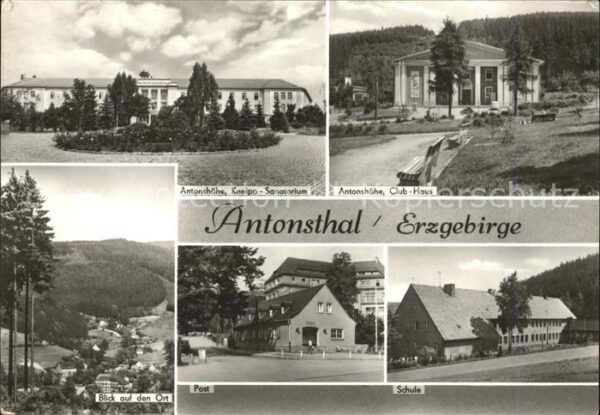 Antonsthal Erzgebirge Kneipp Sanatorium Antonshöhe Clubhaus O