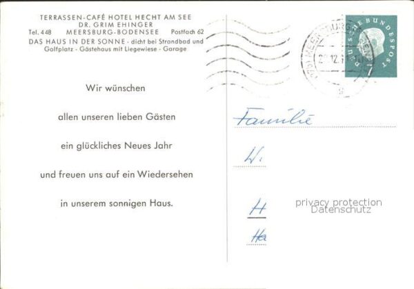 Meersburg Bodensee Terrassen Cafe Hotel Hecht am See – Bild 2