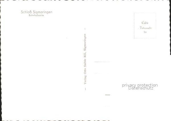 Sigmaringen Schloss Sigmaringen Bahnhofsseite – Bild 2