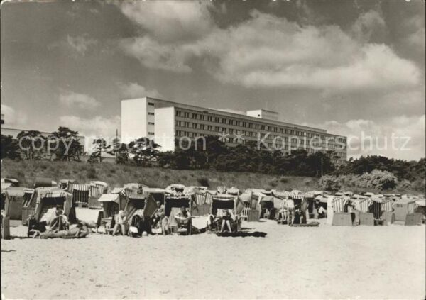 Zinnowitz Ostseebad Usedom FDGB Ferienheim Roter Oktober Strandleb