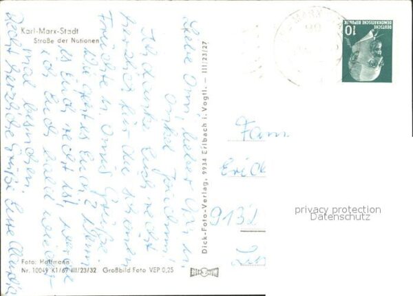 Karl-Marx-Stadt Strasse der Nationen – Bild 2