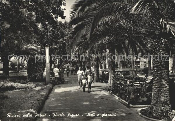 Finale Ligure Riviera delle Palme Viali e giardini