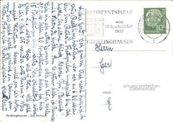 Recklinghausen Westfalen Rathaus – Bild 2