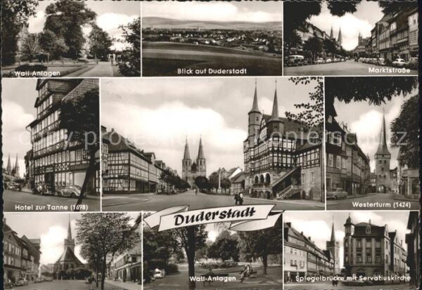 Duderstadt Wall Anlagen Total Marktstr Hotel zur T