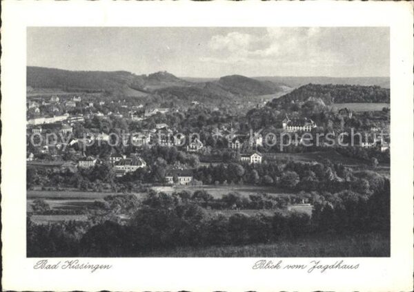Bad Kissingen Blick vom Jagdhaus