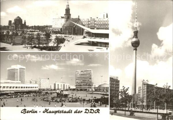 Berlin Rathausplatz Alexanderplatz UKW und Fer