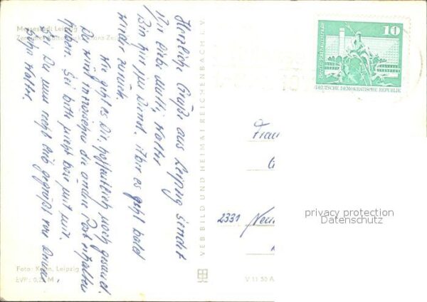 Leipzig Kulturpark Clara Zetkin Fontäne – Bild 2