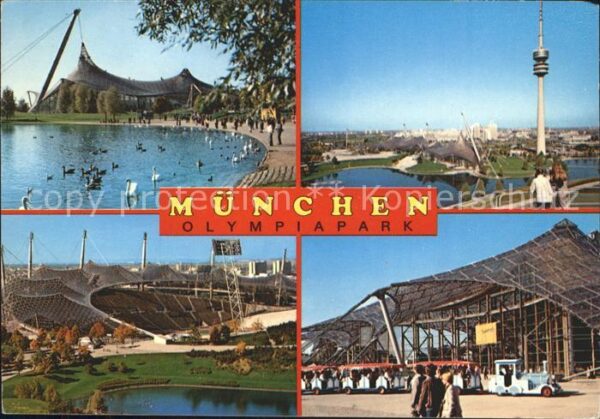 Muenchen Olympiapark Fernsehturm