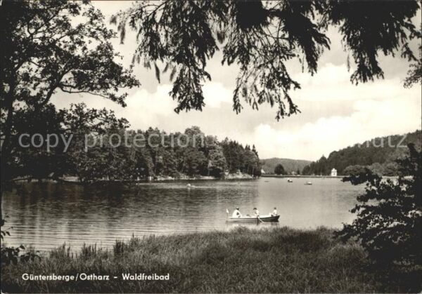Guentersberge Waldfreibad Bootspartie