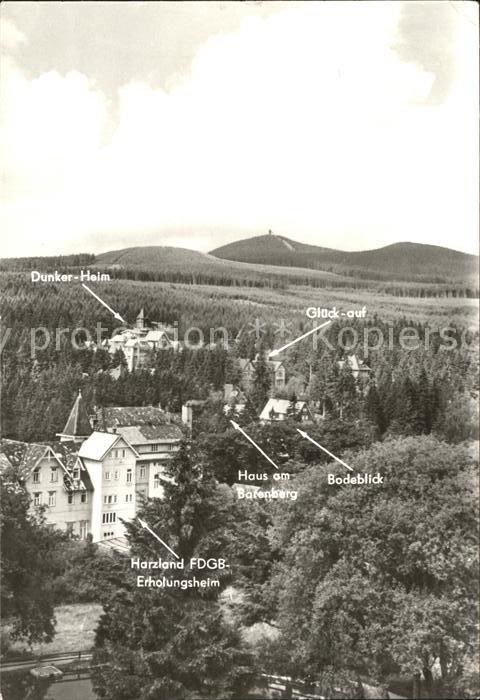 Schierke Harz Dunker Heim Harzland FDGB Heim Glückauf