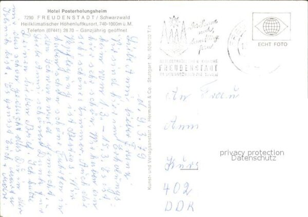 Freudenstadt Hotel Posterholungsheim – Bild 2