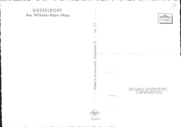 Duesseldorf Am Wilhelm Marx Haus – Bild 2