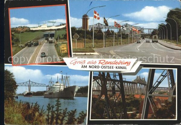 Rendsburg Autobahn Nord_Ostsee_Kanal Brücke