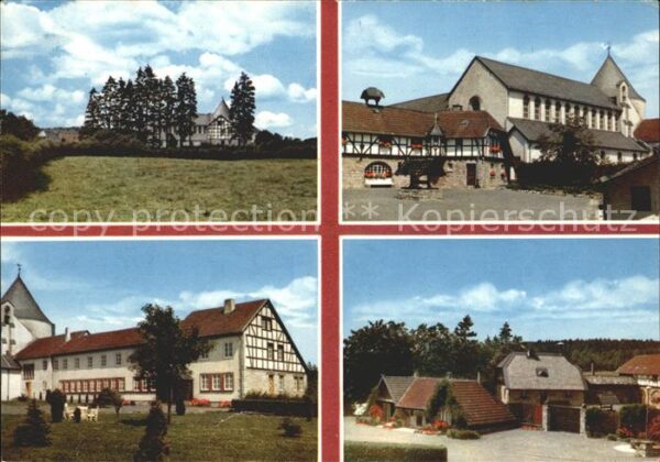 Dahlem Kall Abtei Maria Frieden Teilansichten