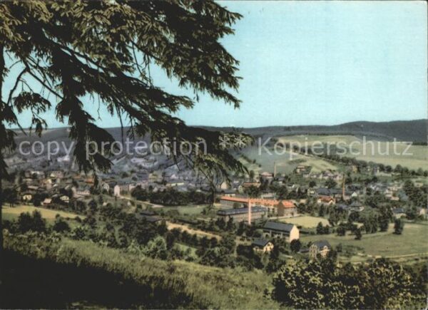 Olbernhau Erzgebirge Blick vom Hainberg