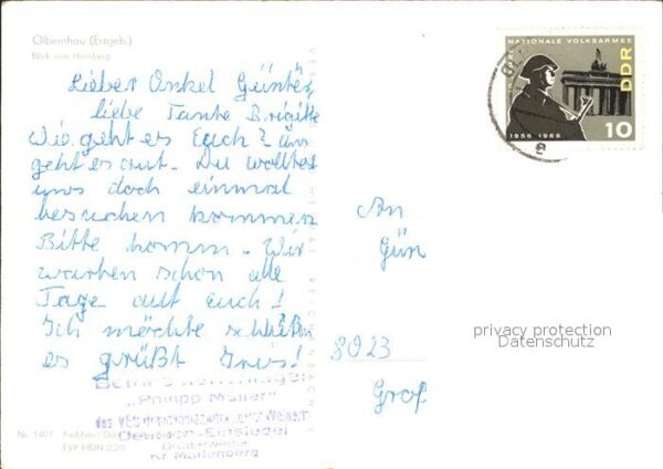 Olbernhau Erzgebirge Blick vom Hainberg – Bild 2