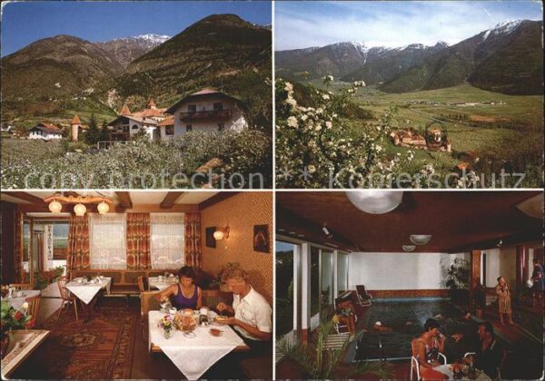 Goldrain Vinschgau Pension Obkircher Gaststube Hallenbad P