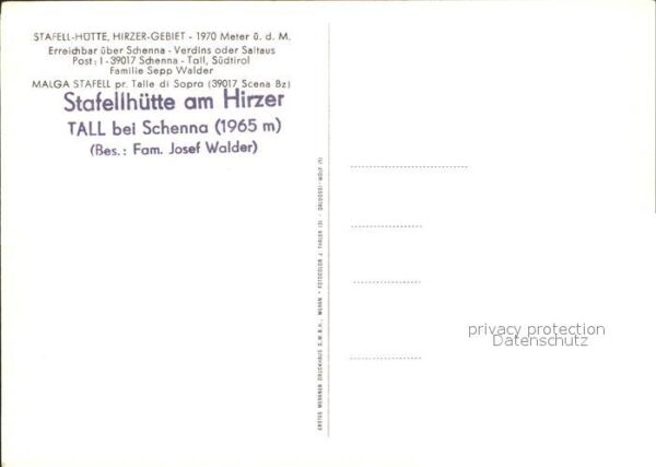 Tall Schenna Staffel Hütte Hirzer Gebiet Gaststube – Bild 2