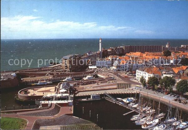 Vlissingen Hafenpartie Fliegeraufnahme