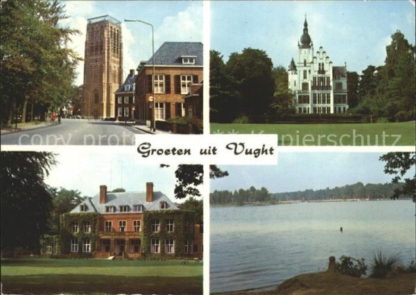 Vught St Lambertustoren Raadhuis Huize Bergen