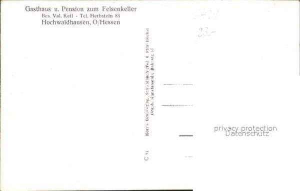 Hochwaldhausen Ilbeshausen Kurhotel Zum Felsenkeller – Bild 2
