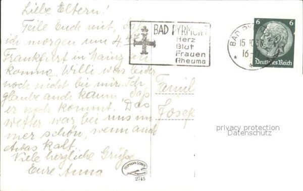 Bad Pyrmont Krieger- Ehrenmal – Bild 2