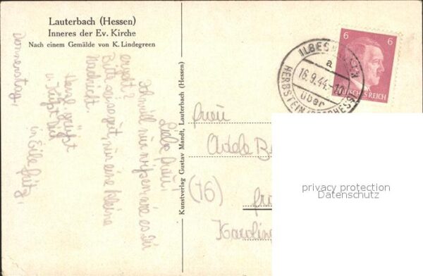 Lauterbach Hessen Inneres der Evangelischen Kirche – Bild 2