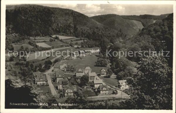 Schwarzburg Thueringer Wald Buschbachtal
