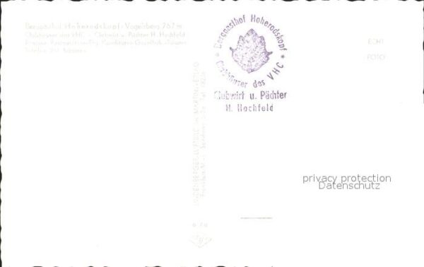 Schotten Hessen Berggasthof  Hoherodskopf – Bild 2