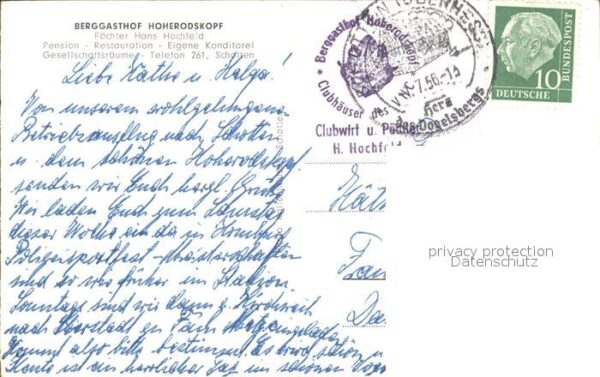 Schotten Hessen Berggaststätte Hoherodskopf – Bild 2