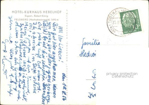Feldberg Schwarzwald Hotel Kurhaus Hebelhof – Bild 2