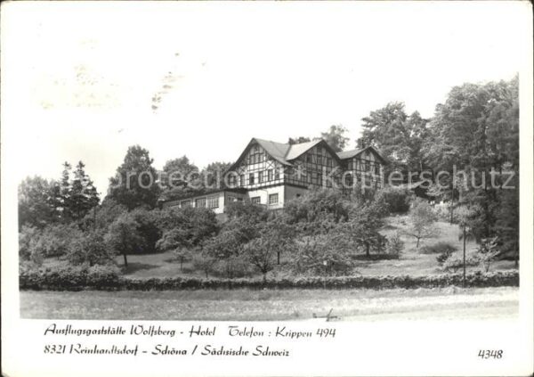 Reinhardtsdorf-Schoena Ausflugsgaststätte Wolfsberg
