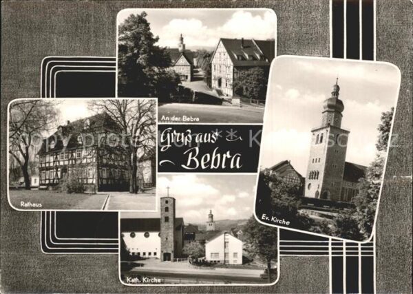 Bebra An der Bebra Rathaus Katholische Kirche