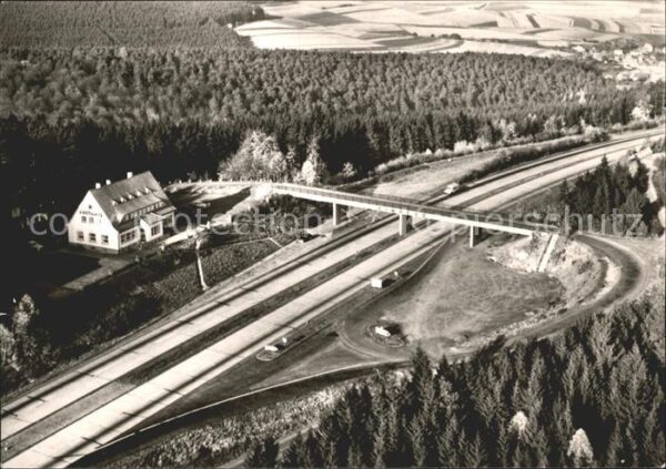 Bad Hersfeld Fliegeraufnahme Autobahraststätte