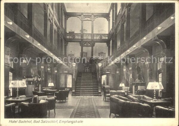 Bad Salzschlirf Hotel Badehof Empfangshalle
