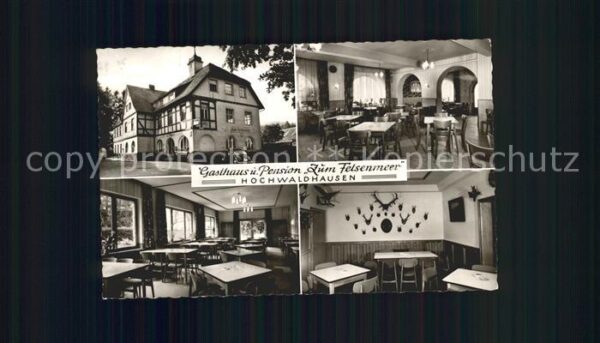 Hochwaldhausen Ilbeshausen Gasthaus Pension Zum Felsenmeer Höhenlu