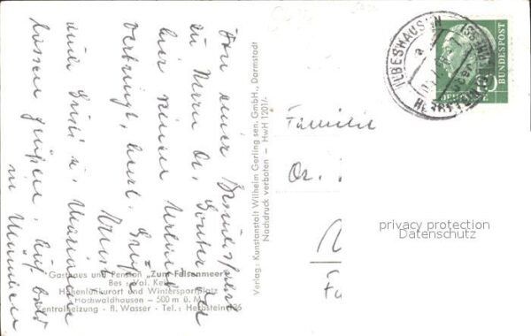 Hochwaldhausen Ilbeshausen Teufelskanzel Teufelsmühle Taufstein Tu – Bild 2