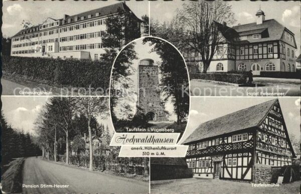 Hochwaldhausen Ilbeshausen Genesungsheim Hotel Felsenmeer Pension
