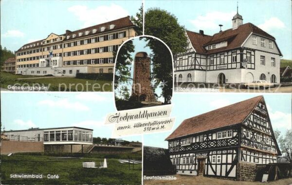 Hochwaldhausen Ilbeshausen Genesungsheim Hotel Felsenmeer Schwimmb